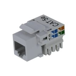 NavePoint CAT5e Keystone Modular Punch Down White 6 NavePoint CAT5e Keystone Modular Punch Down White -Server Cabinet Accessories 00400103 1 79837.1636141683