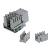 NavePoint CAT5e Keystone Modular Punch Down White 2 NavePoint CAT5e Keystone Modular Punch Down White -Server Cabinet Accessories 00400103 2 52796.1636141683