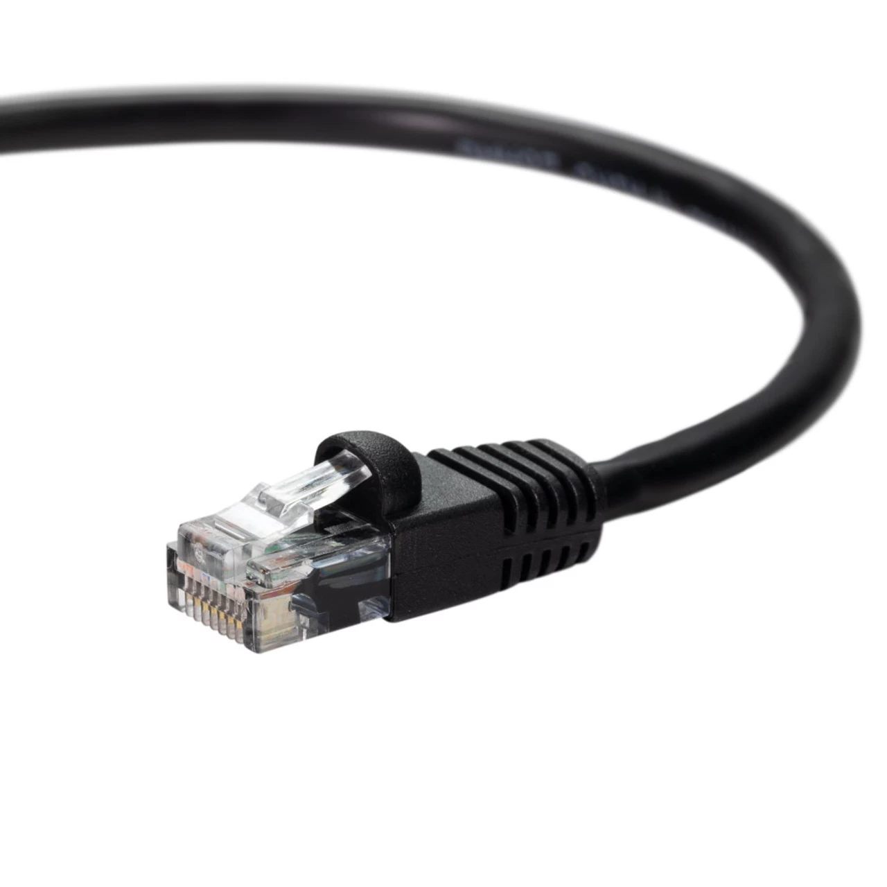 NavePoint Cat5e UTP Ethernet Network Patch Cable - 3 Ft. Black 4 NavePoint Cat5e UTP Ethernet Network Patch Cable - 3 Ft. Black - Image 2