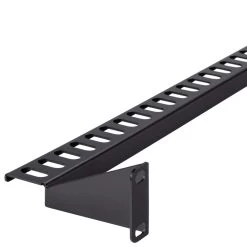 NavePoint 1U Cable Management Bracket Cross Bar Panel Black 10 NavePoint 1U Cable Management Bracket Cross Bar Panel Black -Server Cabinet Accessories 00400496 4 44014.1636141538