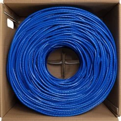 NavePoint CAT6 Bulk Network Cable Ethernet UTP CCA - 1000 Ft Blue -Server Cabinet Accessories 00400623 3 08280.1636141274