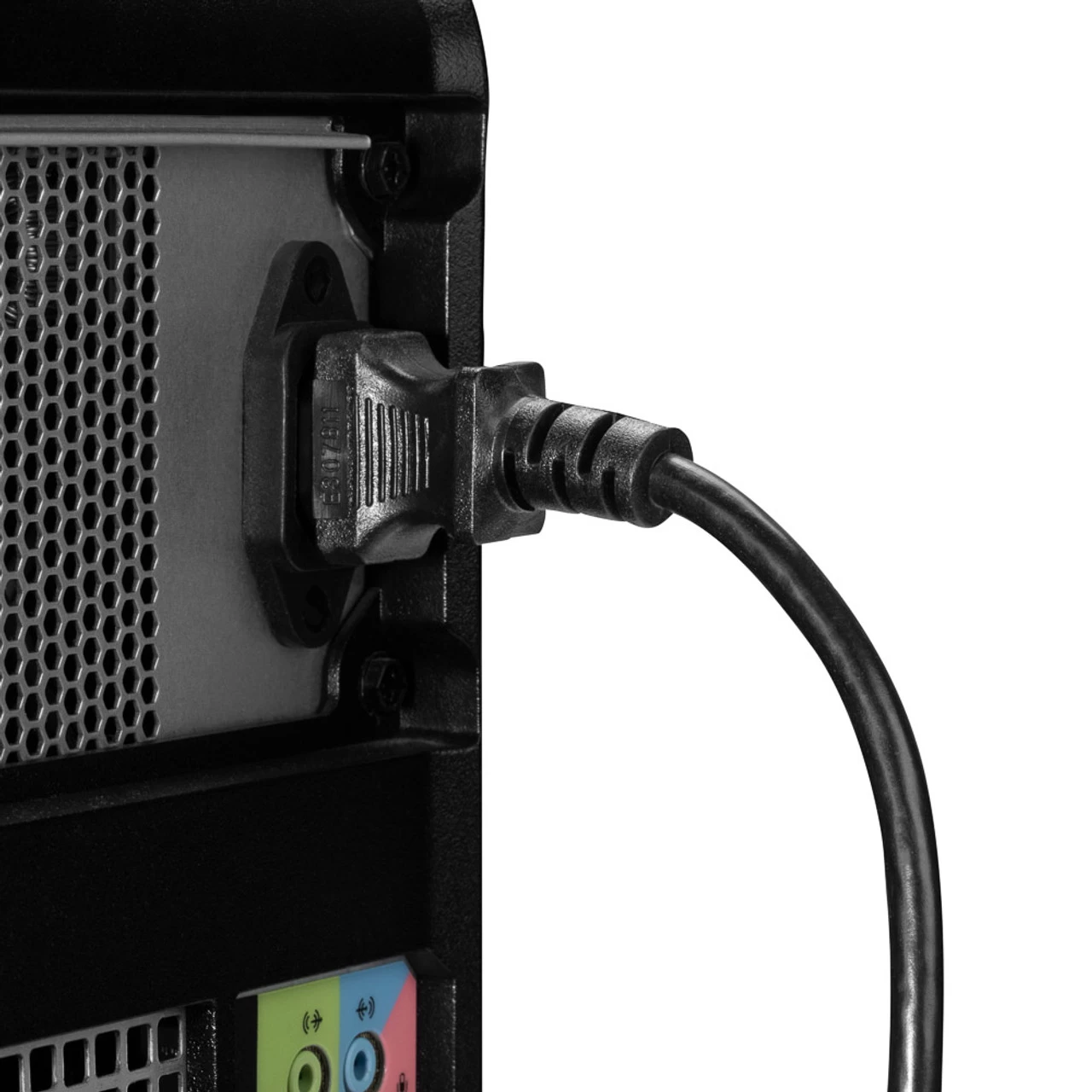 NavePoint 3-Prong AC Power Cord 3 Ft Black 5 NavePoint 3-Prong AC Power Cord 3 Ft Black - Image 3