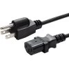NavePoint 3-Prong AC Power Cord 15 Ft Black 2 NavePoint 3-Prong AC Power Cord 15 Ft Black -Server Cabinet Accessories 00400793 2 07283.1636141611