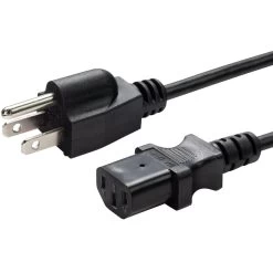 NavePoint 3-Prong AC Power Cord 15 Ft Black