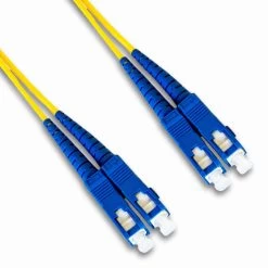 NavePoint SC-SC Fiber Optic Patch Cable Duplex 9/125 Singlemode 2M Yellow -Server Cabinet Accessories 00400817 1 22882.1636141614
