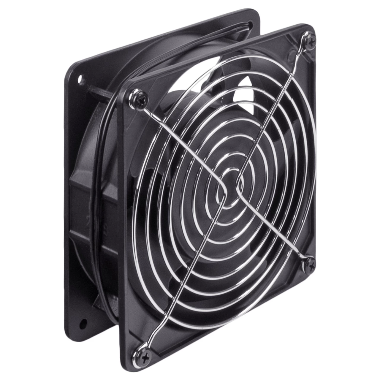 NavePoint Heavy Duty AC Cooling Fan 110V - 120V (120mm X 120mm X 38mm) 4 NavePoint Heavy Duty AC Cooling Fan 110V - 120V (120mm X 120mm X 38mm) - Image 2