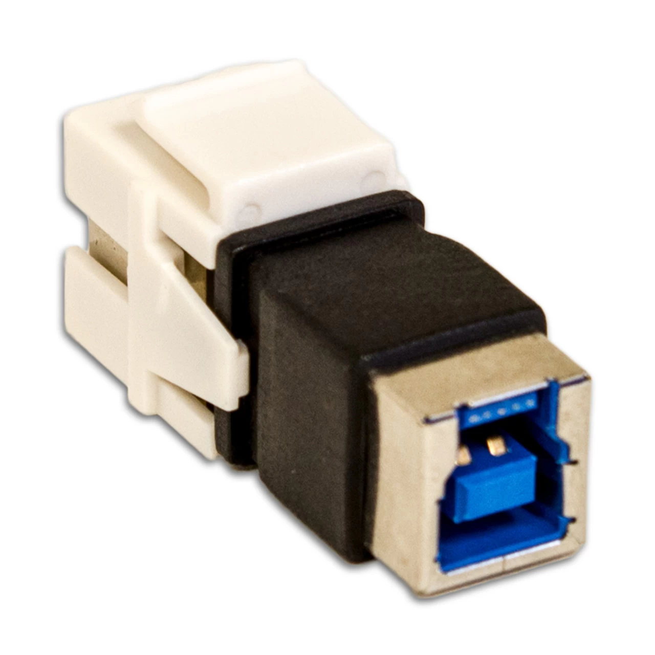 NavePoint USB 3.0 B Female To Female Keystone Adapter White 10-pack 5 NavePoint USB 3.0 B Female To Female Keystone Adapter White 10-pack - Image 3