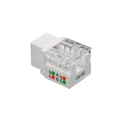 NavePoint CAT5e Ethernet Keystone Adapter Right Angle White 10-pack 7 NavePoint CAT5e Ethernet Keystone Adapter Right Angle White 10-pack -Server Cabinet Accessories 00401548 3 80026.1636141696
