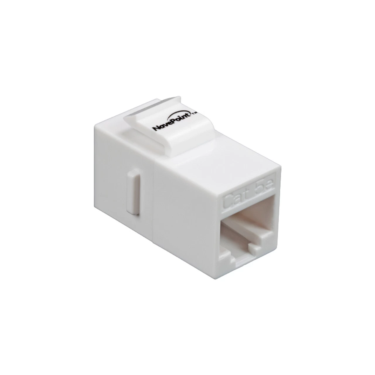 NavePoint CAT5e Keystone Coupler With PCB White 10-pack 4 NavePoint CAT5e Keystone Coupler With PCB White 10-pack - Image 2