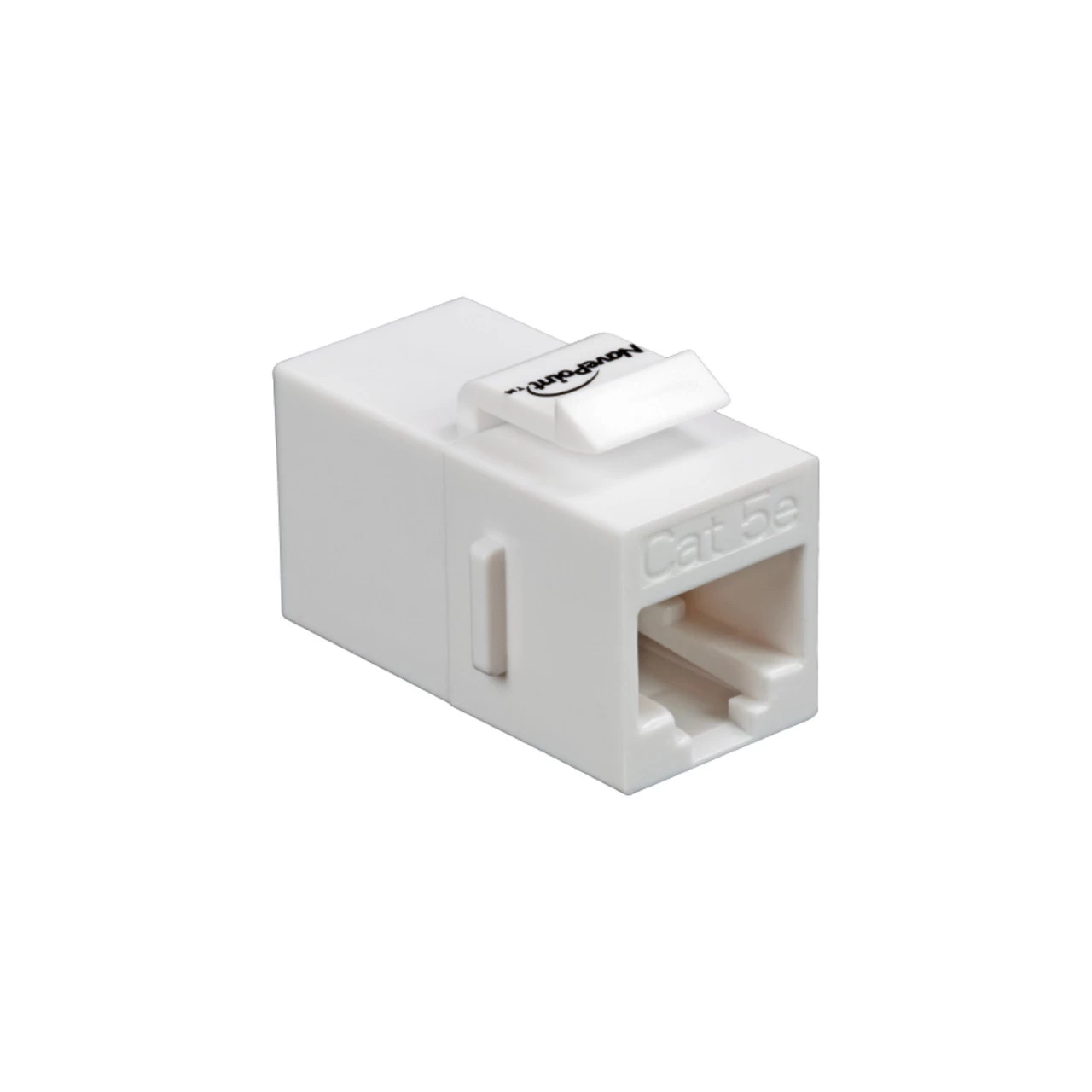 NavePoint CAT5e Keystone Coupler With PCB White 10-pack 3 NavePoint CAT5e Keystone Coupler With PCB White 10-pack