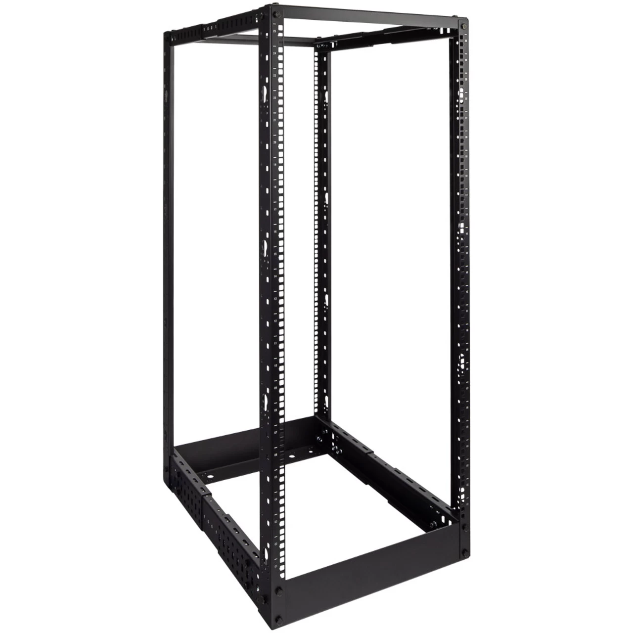 NavePoint 25U Adjustable Depth 4-Post Open Frame Rack 4 NavePoint 25U Adjustable Depth 4-Post Open Frame Rack - Image 2