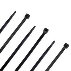 NavePoint 14 Inch Nylon Black Cable Ties 50 Lbs - 100 Pack -Server Cabinet Accessories 00401827 1 31435.1636141546