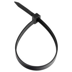 NavePoint 10 Inch Nylon Black Cable Ties 120 Lbs - 100 Pack