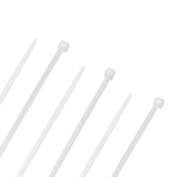 NavePoint 8 Inch Nylon White Cable Ties 40 Lbs - 100 Pack -Server Cabinet Accessories 00401834 1 72769.1636141552