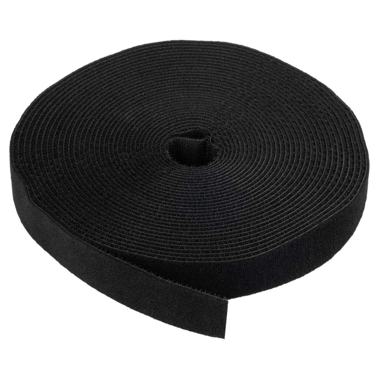NavePoint 1 Inch Roll Hook & Loop Cable Ties - 33ft Black 4 NavePoint 1 Inch Roll Hook & Loop Cable Ties - 33ft Black - Image 2