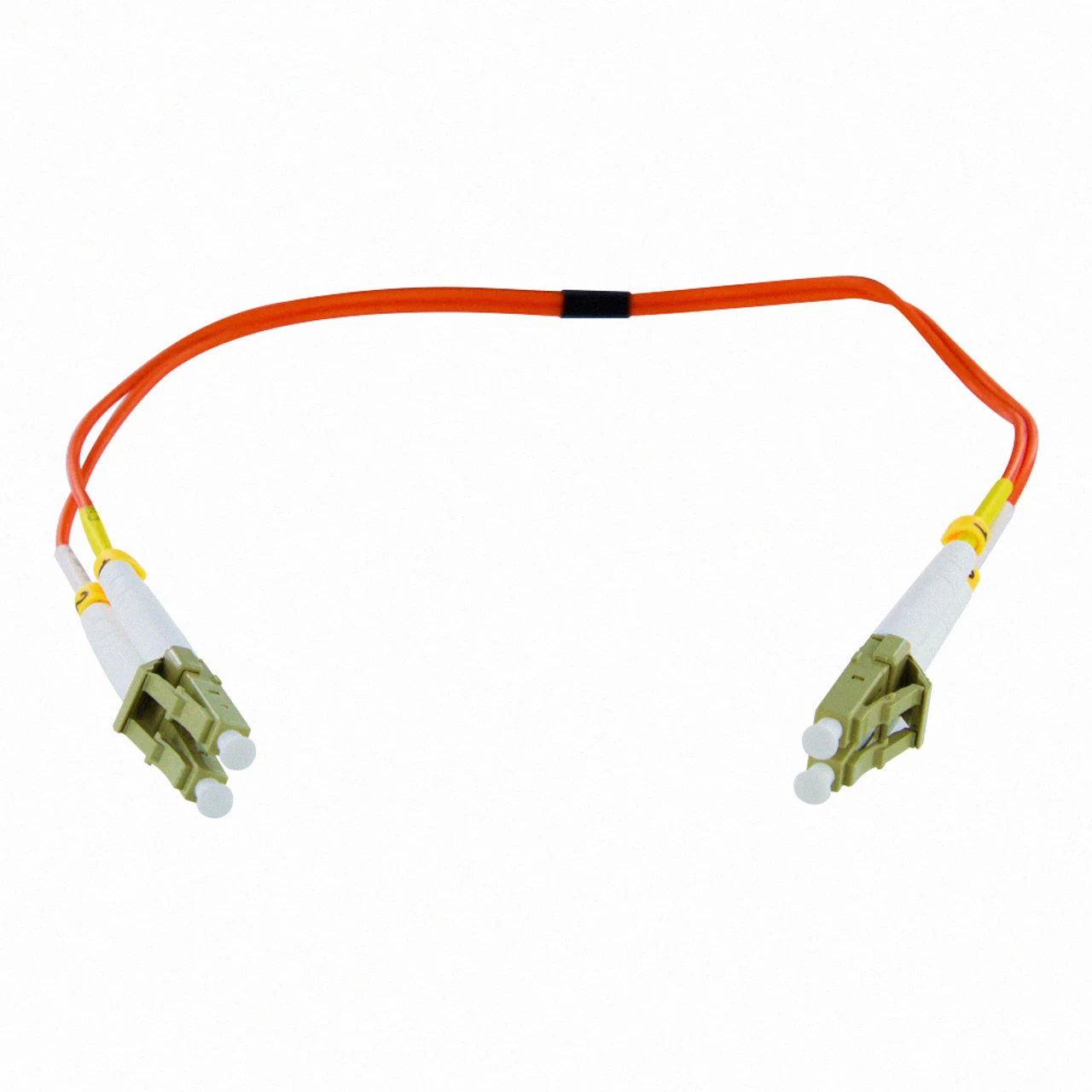 NavePoint LC-LC Fiber Optic Cable Duplex 50/125 Multimode .3M Orange 5 NavePoint LC-LC Fiber Optic Cable Duplex 50/125 Multimode .3M Orange - Image 3