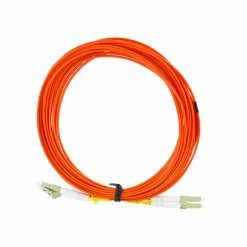 NavePoint LC-LC Fiber Optic Cable Duplex 50/125 Multimode 7M Orange