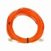 NavePoint LC-LC Fiber Optic Cable Duplex 50/125 Multimode 15M Orange