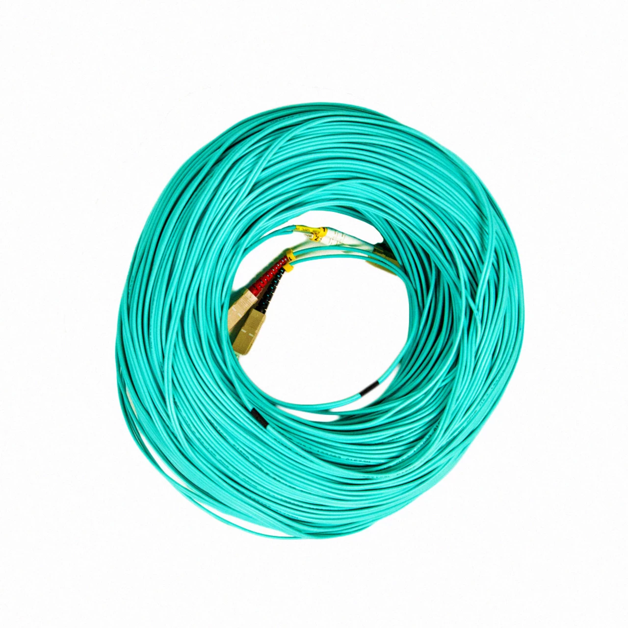 NavePoint LC-SC 10GB Fiber Optic Cable Duplex 50/125 Multimode 200M Aqua 3 NavePoint LC-SC 10GB Fiber Optic Cable Duplex 50/125 Multimode 200M Aqua