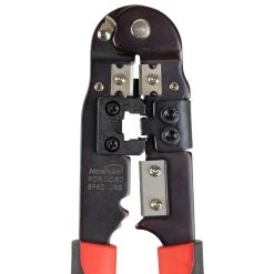 NavePoint Network Lan Modular RJ45 8P8C Cable Wire Crimper Cutter Stripper Red With Lock 8 NavePoint Network Lan Modular RJ45 8P8C Cable Wire Crimper Cutter Stripper Red With Lock -Server Cabinet Accessories 00404130 3 04497.1636141701
