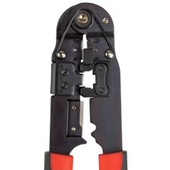 NavePoint Network Lan Modular RJ45 8P8C Cable Wire Crimper Cutter Stripper Red With Lock 9 NavePoint Network Lan Modular RJ45 8P8C Cable Wire Crimper Cutter Stripper Red With Lock -Server Cabinet Accessories 00404130 4 56943.1636141701