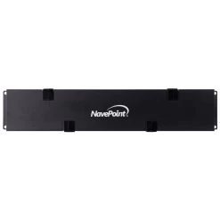NavePoint 2U Horizontal Plastic Cable Management Raceway 4 Inches Deep, Black -Server Cabinet Accessories 00404170 3 23461.1636141588