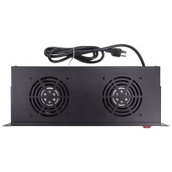 NavePoint 1U Rack Mount Network Cabinet Cooling System With (2) 110 V (120mm) Fans -Server Cabinet Accessories 00404175 3 17067.1636141720