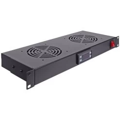 NavePoint 1U Rack Mount Temperature Control Network Cabinet Cooling System With (2) 110 V (120mm) Fans 7 NavePoint 1U Rack Mount Temperature Control Network Cabinet Cooling System With (2) 110 V (120mm) Fans -Server Cabinet Accessories 00404178 1 64623.1636141203