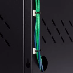 NavePoint Adhesive Zip Tie Mounting Clip (20mm X 20mm) White 100 Pack -Server Cabinet Accessories 00405561 3 64658.1636141592