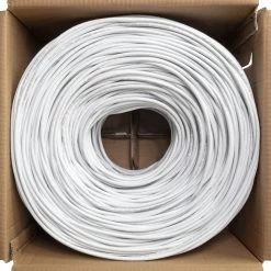 NavePoint CAT5e Bulk Network Cable Ethernet UTP CCA - 1000 Ft White 8 NavePoint CAT5e Bulk Network Cable Ethernet UTP CCA - 1000 Ft White -Server Cabinet Accessories 00405572 3 71648.1636141282