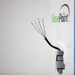 NavePoint CAT5e Bulk Network Cable Ethernet UTP CCA - 1000 Ft Black -Server Cabinet Accessories 00405626 4 69919.1636141290