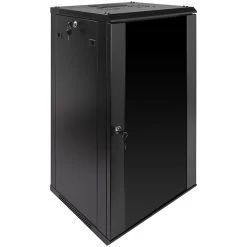 NavePoint 18U 450mm Depth Wallmount Networking Cabinet (Consumer Series)