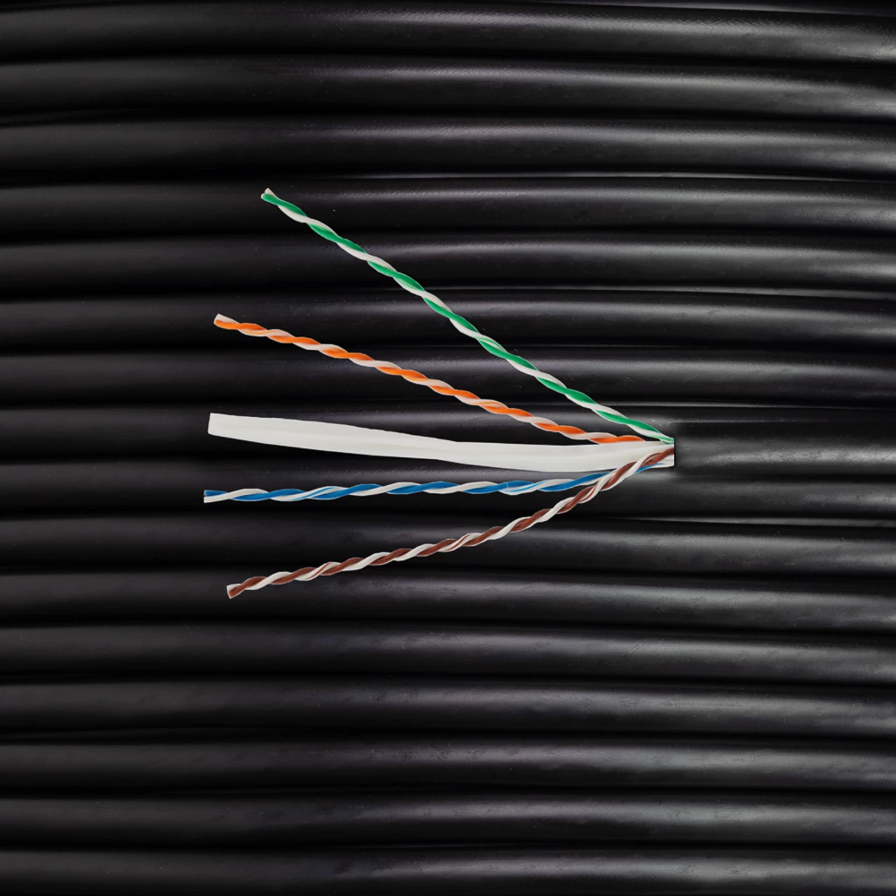 NavePoint CAT6 UTP Outdoor Direct Burial HDPE Ethernet Cable 1000 Ft Black 5 NavePoint CAT6 UTP Outdoor Direct Burial HDPE Ethernet Cable 1000 Ft Black - Image 4