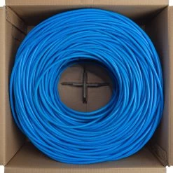NavePoint CAT6 Bulk Network Cable Ethernet UTP CCA - 250 Ft Blue -Server Cabinet Accessories 00405942 3 67434.1636141306