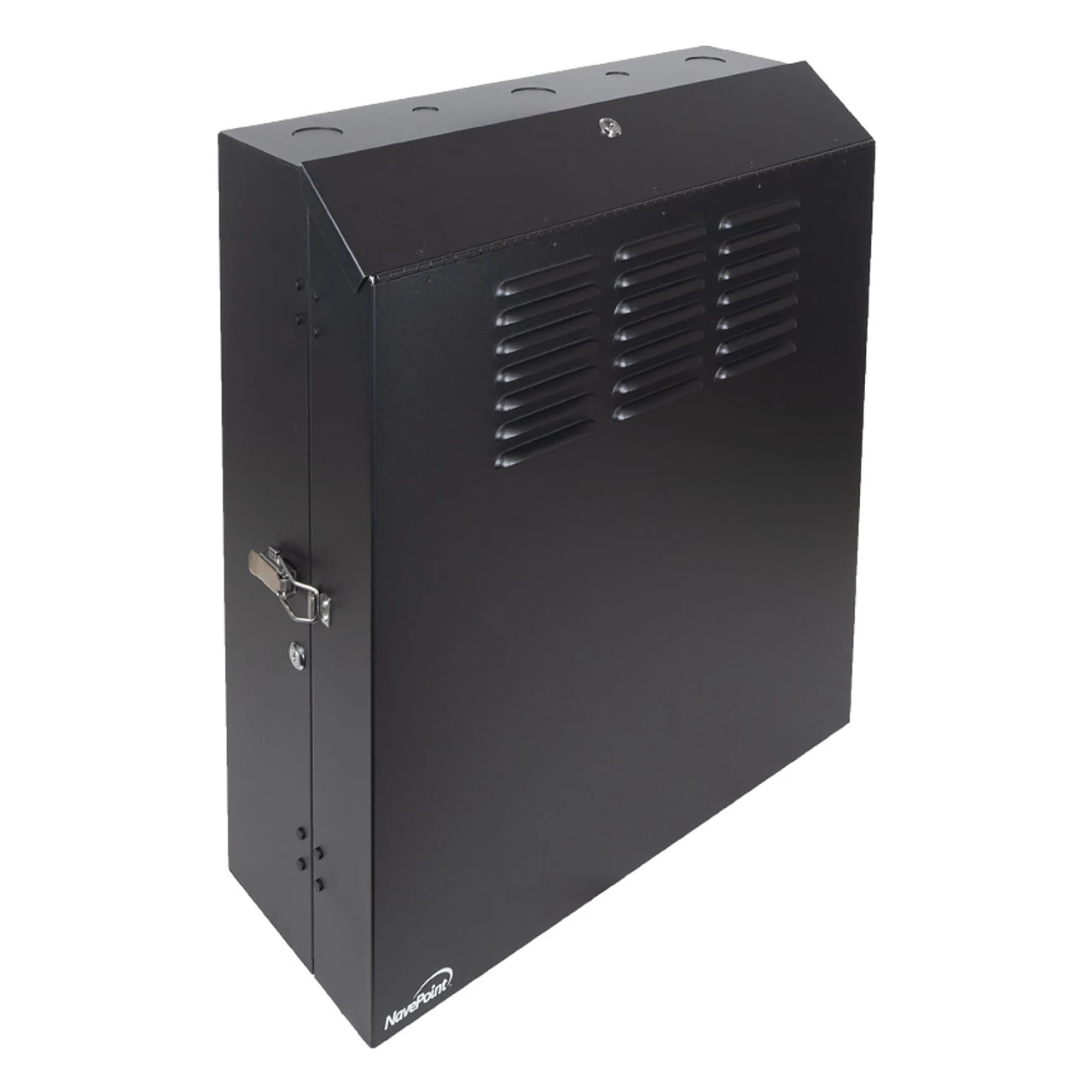 NavePoint 5U Vertical Wall Mount Rack Enclosure - 20 Inch Switch Depth 4 NavePoint 5U Vertical Wall Mount Rack Enclosure - 20 Inch Switch Depth - Image 2