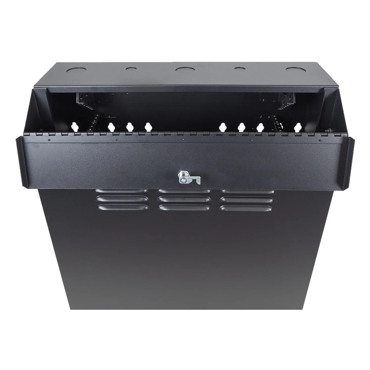 NavePoint 5U Vertical Wall Mount Rack Enclosure - 20 Inch Switch Depth 3 NavePoint 5U Vertical Wall Mount Rack Enclosure - 20 Inch Switch Depth