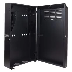 NavePoint 5U Vertical Wall Mount Rack Enclosure - 36 Inch Server Depth -Server Cabinet Accessories 00406129 4 98494.1636141420