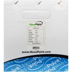 NavePoint CAT5e Bulk Network Cable Ethernet UTP CCA - 500 Ft Gray