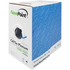 NavePoint CAT5e Bulk Network Cable Ethernet UTP Plenum CMP - 1000 Ft Blue 7 NavePoint CAT5e Bulk Network Cable Ethernet UTP Plenum CMP - 1000 Ft Blue -Server Cabinet Accessories 00406173 1 09540.1636141318