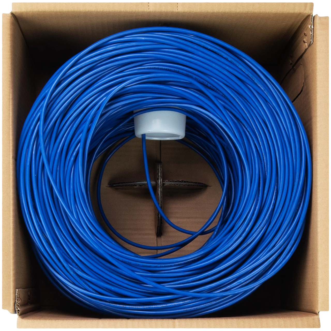 NavePoint CAT5e Bulk Network Cable Ethernet UTP Plenum CMP - 1000 Ft Blue 5 NavePoint CAT5e Bulk Network Cable Ethernet UTP Plenum CMP - 1000 Ft Blue - Image 3
