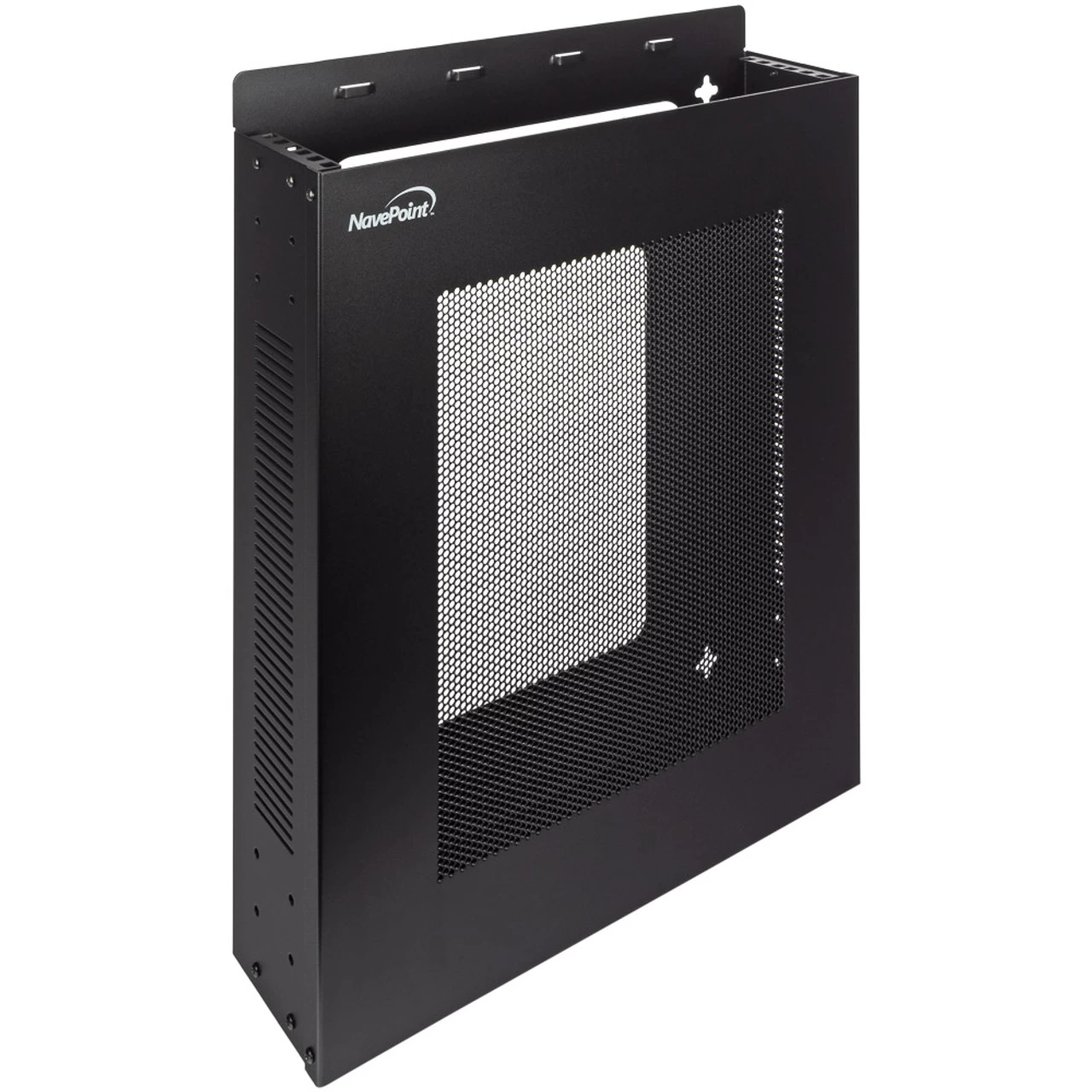 NavePoint 2U Vertical Wall Mountable Server Rack 4 NavePoint 2U Vertical Wall Mountable Server Rack - Image 2