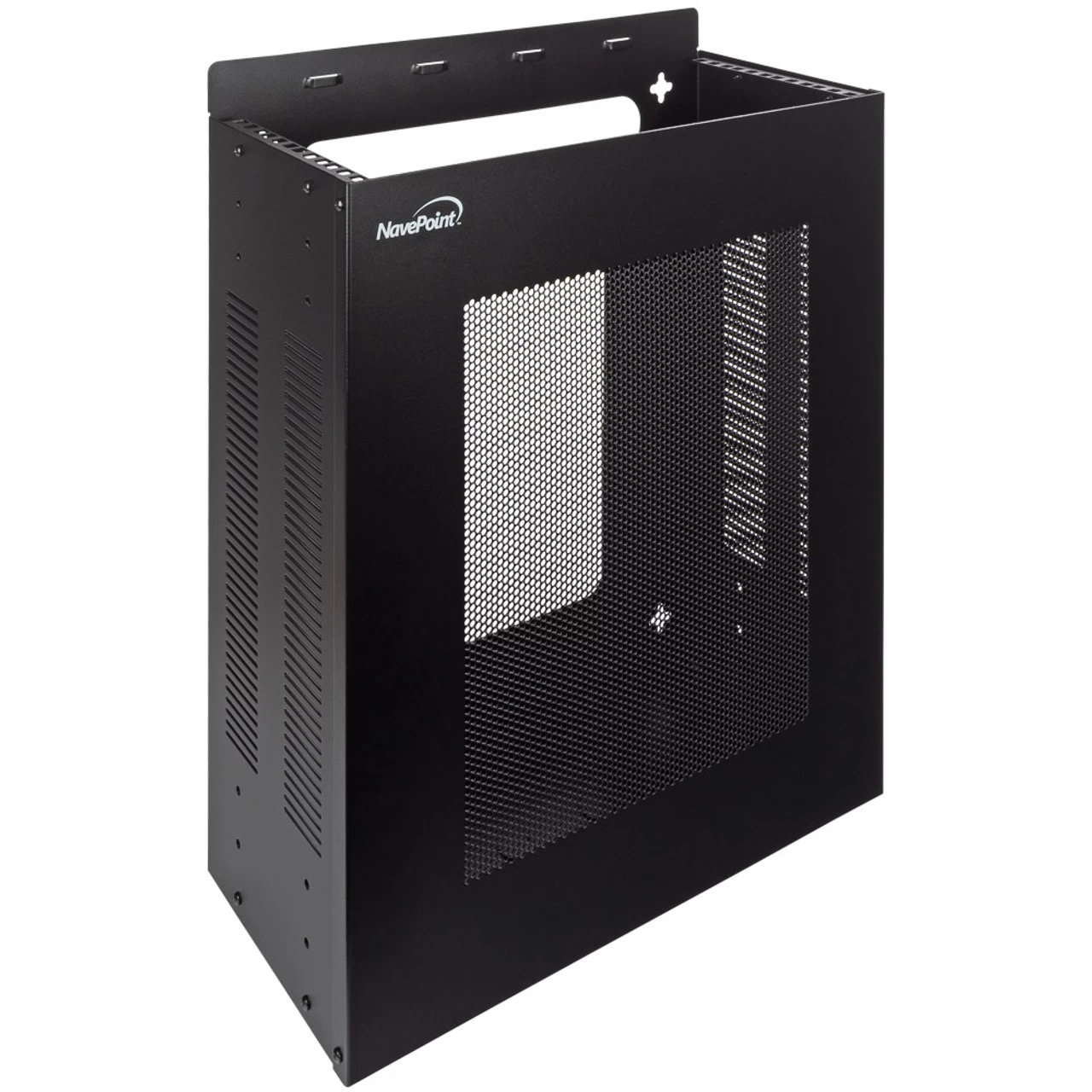 NavePoint 4U Vertical Wall Mountable Server Rack 4 NavePoint 4U Vertical Wall Mountable Server Rack - Image 2