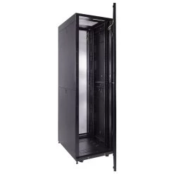 NavePoint 42U Server Rack Cabinet, 800mm Depth, Fan Compatible Top, Glass Door (Commercial Series)