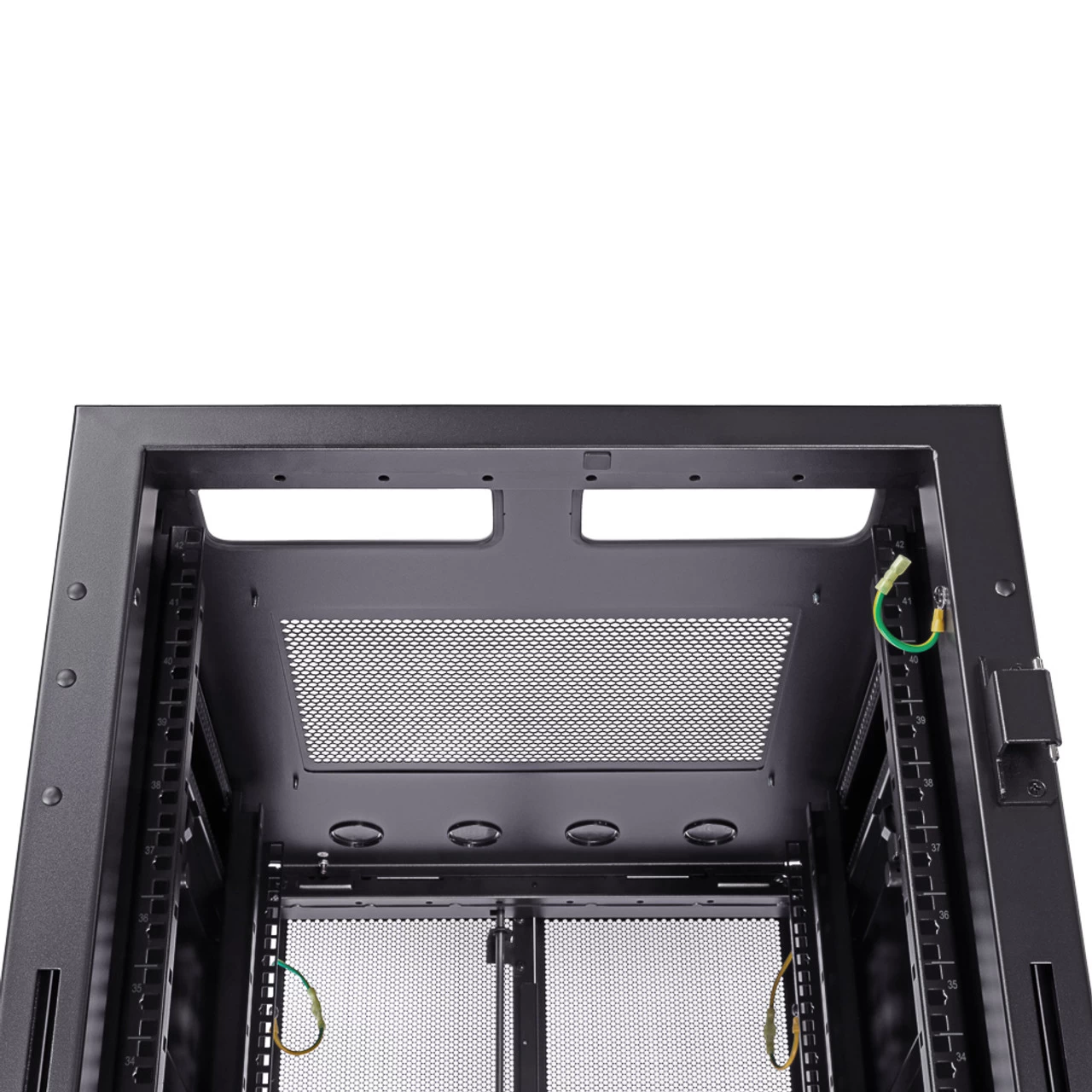 NavePoint 42U Server Rack Cabinet, 800mm Depth, Fan Compatible Top, Glass Door (Commercial Series) 10 NavePoint 42U Server Rack Cabinet, 800mm Depth, Fan Compatible Top, Glass Door (Commercial Series) - Image 8