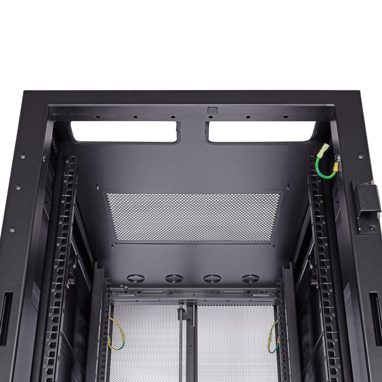NavePoint 42U Server Rack Cabinet, 1000mm Depth, Fan Compatible Top, Glass Door (Commercial Series) 10 NavePoint 42U Server Rack Cabinet, 1000mm Depth, Fan Compatible Top, Glass Door (Commercial Series) - Image 8