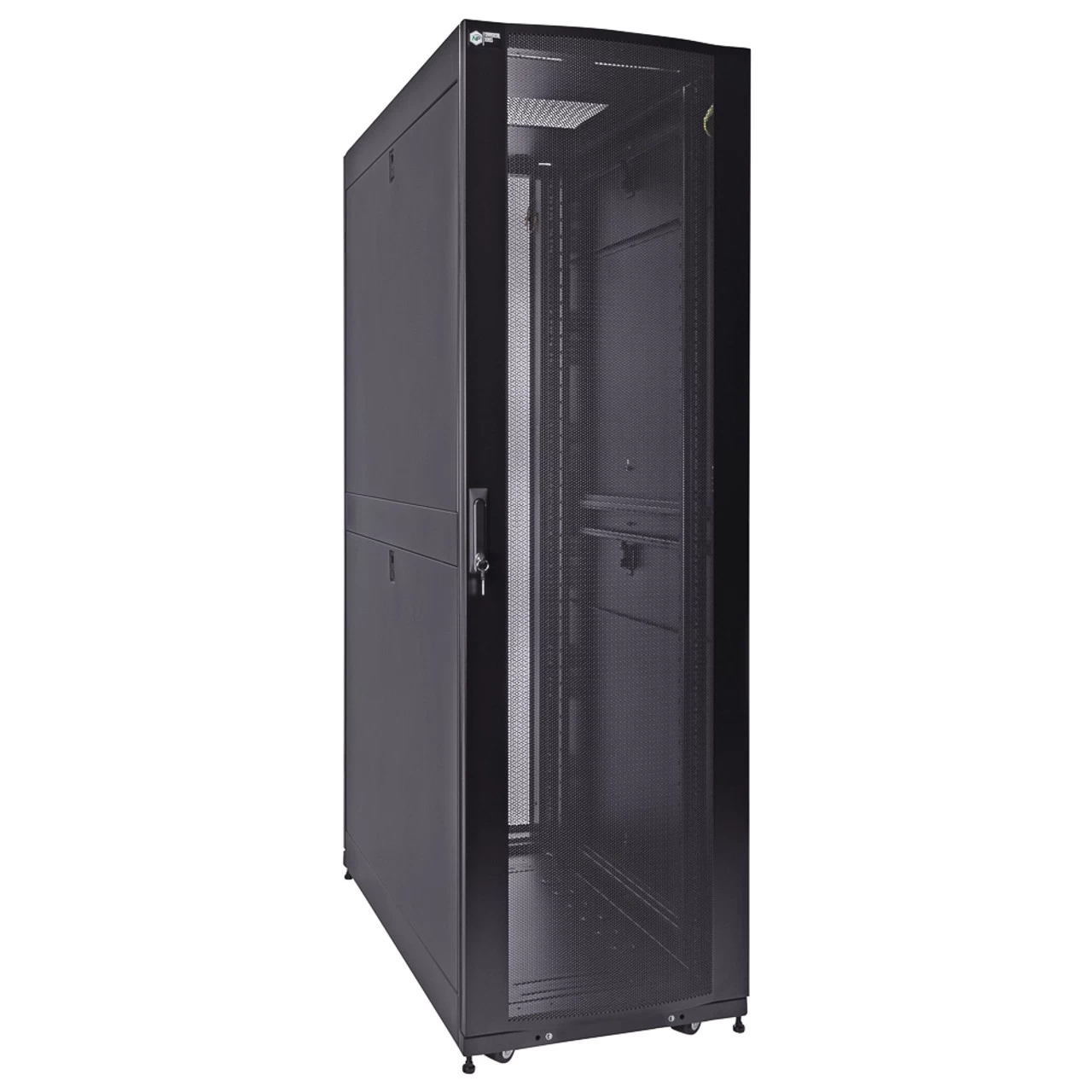 NavePoint 42U Server Rack Cabinet, 1200mm Depth, Fan Compatible Top, Perforated Door (Commercial Series) 4 NavePoint 42U Server Rack Cabinet, 1200mm Depth, Fan Compatible Top, Perforated Door (Commercial Series) - Image 2