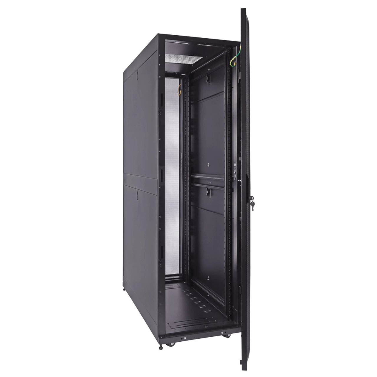 NavePoint 42U Server Rack Cabinet, 1200mm Depth, Fan Compatible Top, Perforated Door (Commercial Series) 3 NavePoint 42U Server Rack Cabinet, 1200mm Depth, Fan Compatible Top, Perforated Door (Commercial Series)