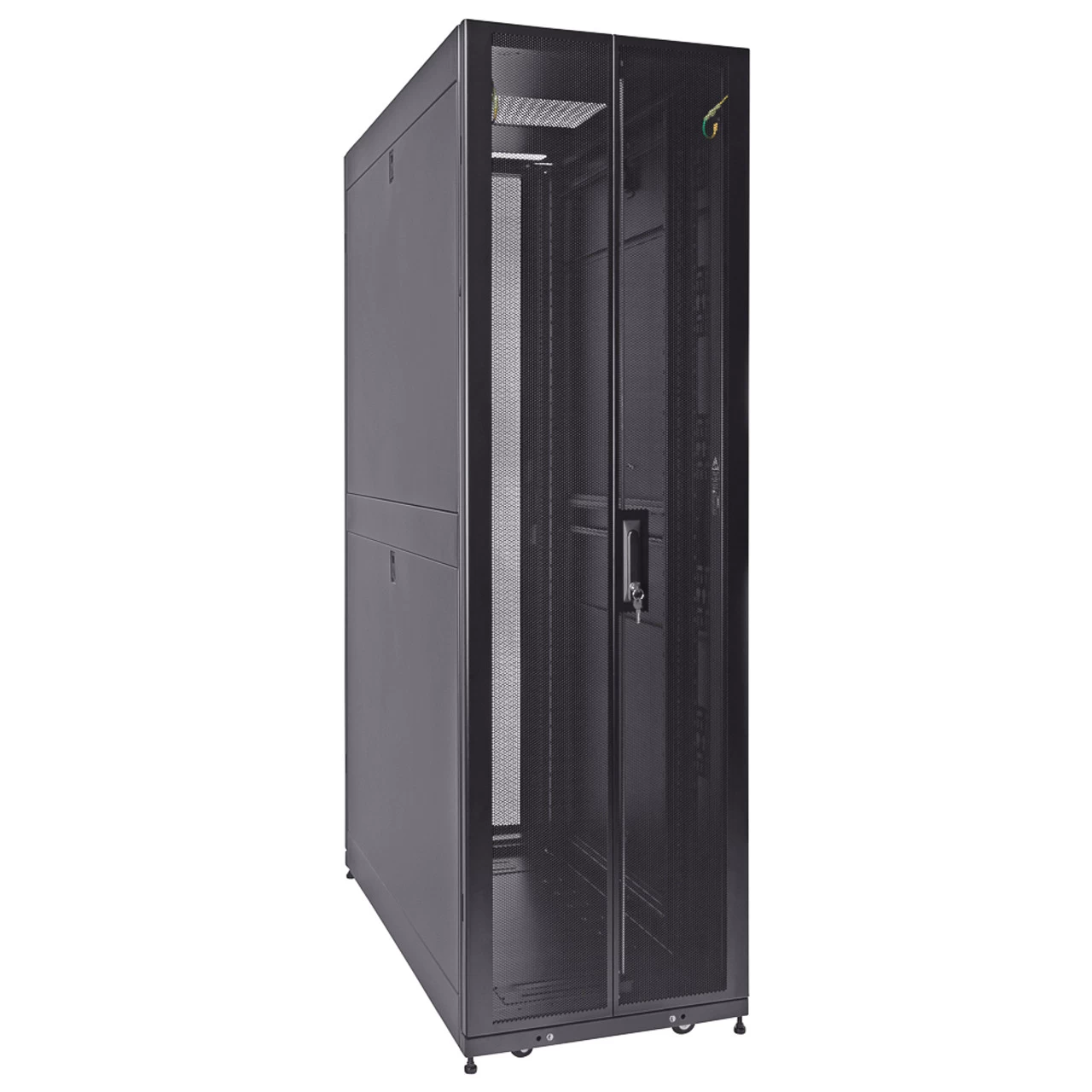 NavePoint 42U Server Rack Cabinet, 1200mm Depth, Fan Compatible Top, Perforated Door (Commercial Series) 5 NavePoint 42U Server Rack Cabinet, 1200mm Depth, Fan Compatible Top, Perforated Door (Commercial Series) - Image 3
