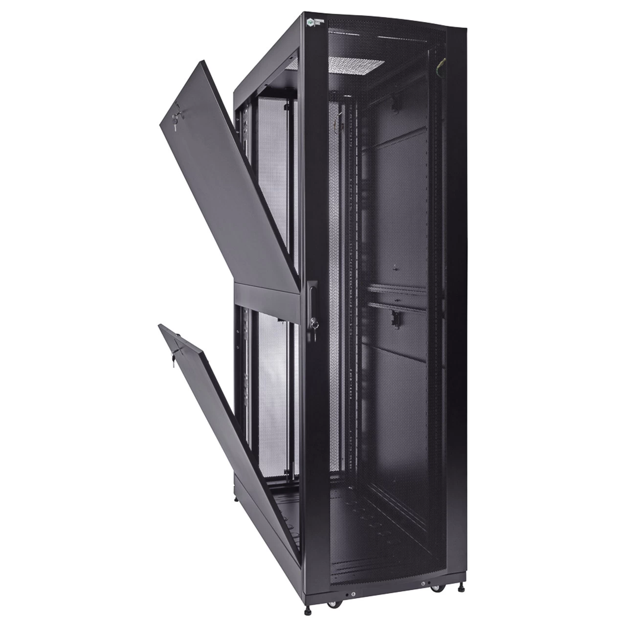 NavePoint 42U Server Rack Cabinet, 1200mm Depth, Fan Compatible Top, Perforated Door (Commercial Series) 8 NavePoint 42U Server Rack Cabinet, 1200mm Depth, Fan Compatible Top, Perforated Door (Commercial Series) - Image 6