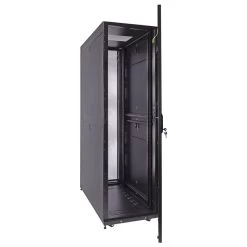 NavePoint 42U Server Rack Cabinet, 1200mm Depth, Fan Compatible Top, Glass Door (Commercial Series)